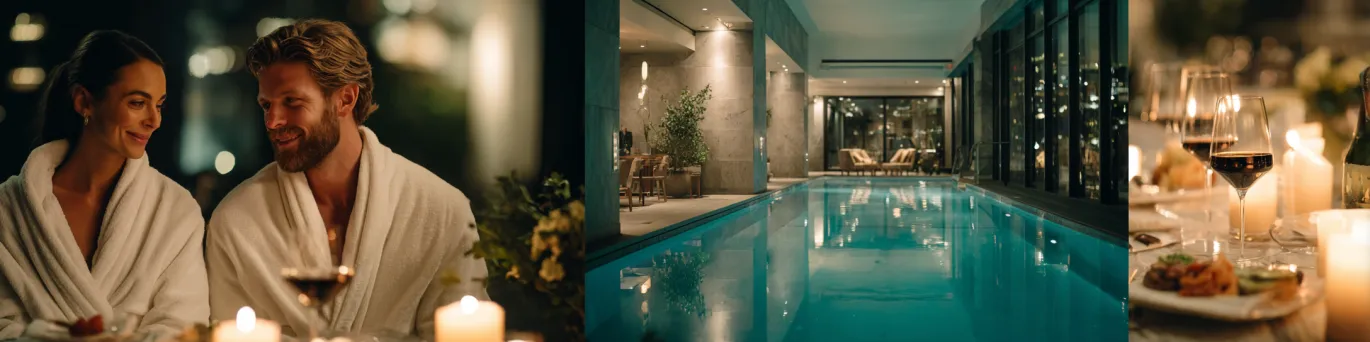 Week-end spa en amoureux : 2 jours de détente, massages duo et dîners gourmet